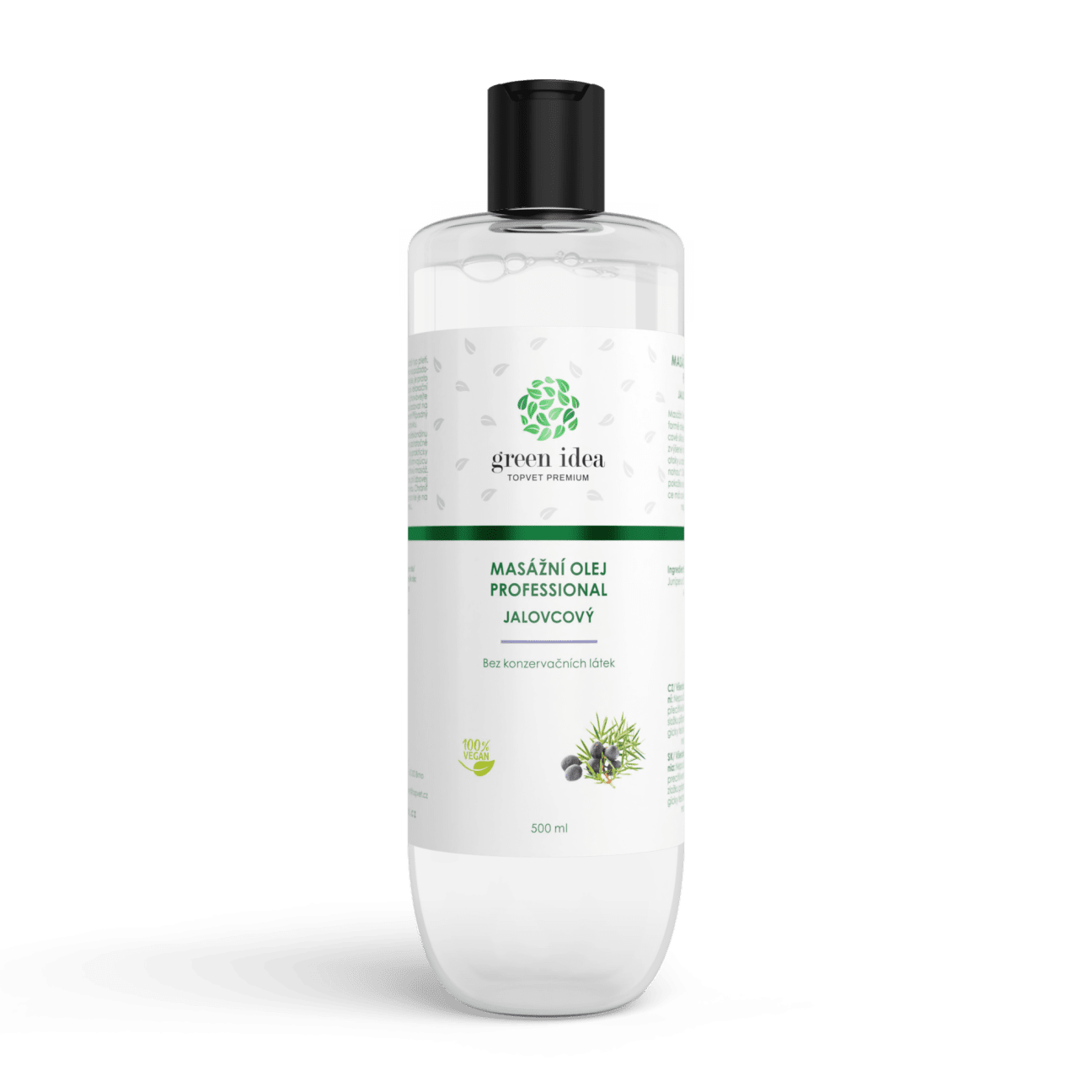 Jalovcový masážny olej 500 ml – Green idea