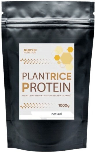 Nuvys nutrition (still mass) plant rice protein 1000 g - čokoláda