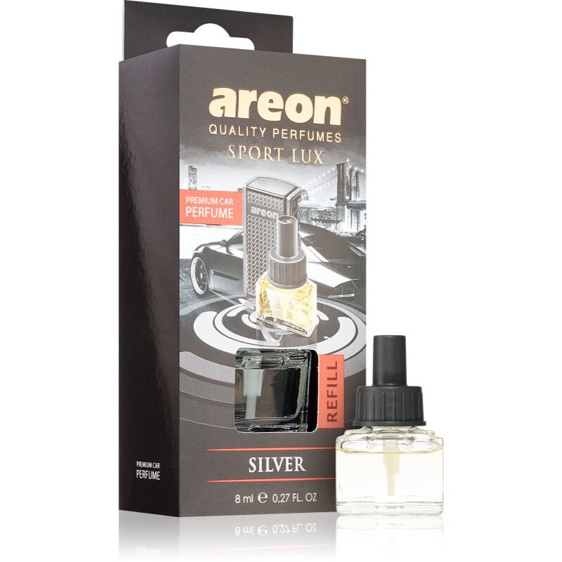 Areon Car Black Edition Silver vôňa do auta náhradná náplň 8 ml