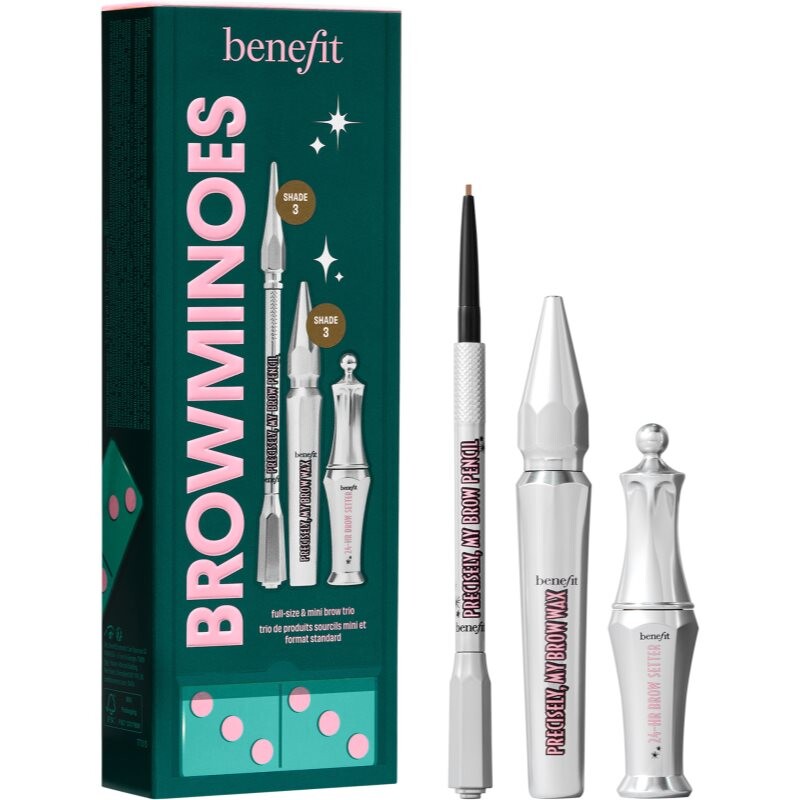 Benefit BROWminoes sada na obočie odtieň 3 Light Brown 1 ks