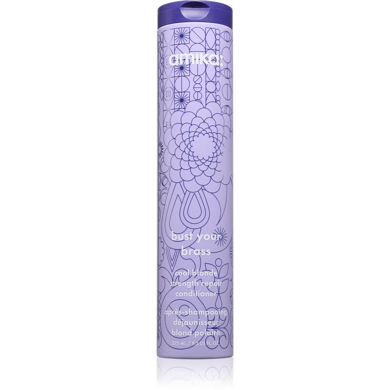 amika Bust Your Brass Cool Blonde Strenght Repair Conditioner kondicionér pre blond vlasy 275 ml