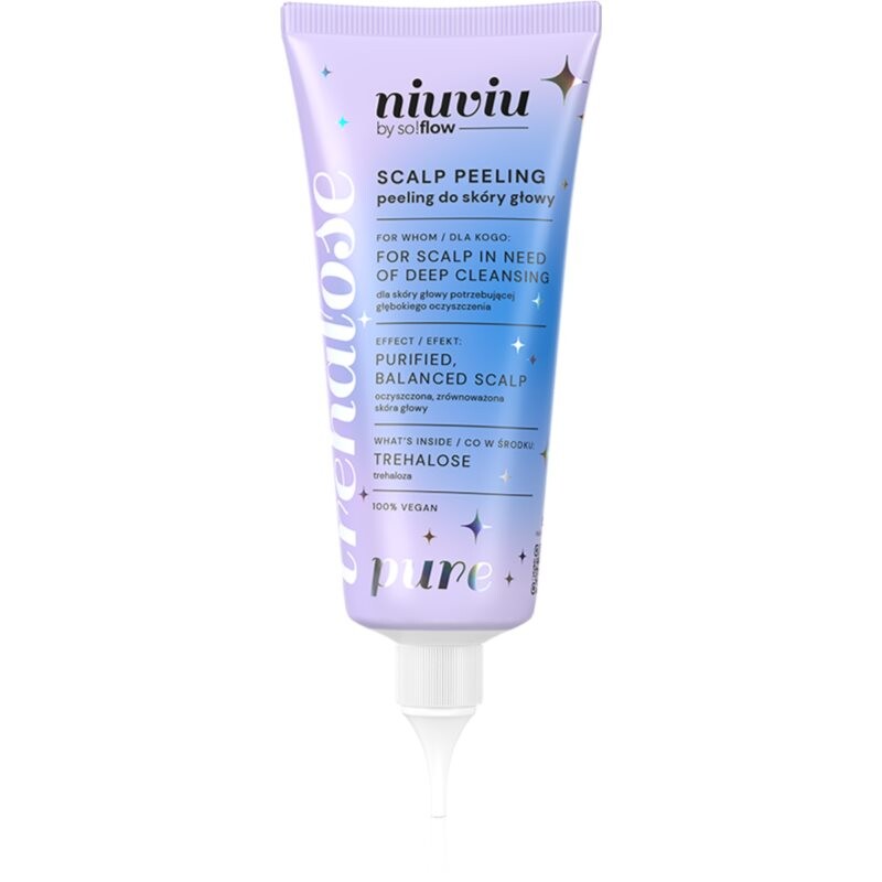 so!flow PURE Deeply Cleansing Scalp Peeling With Trehalose peeling na vlasovú pokožku 100 ml