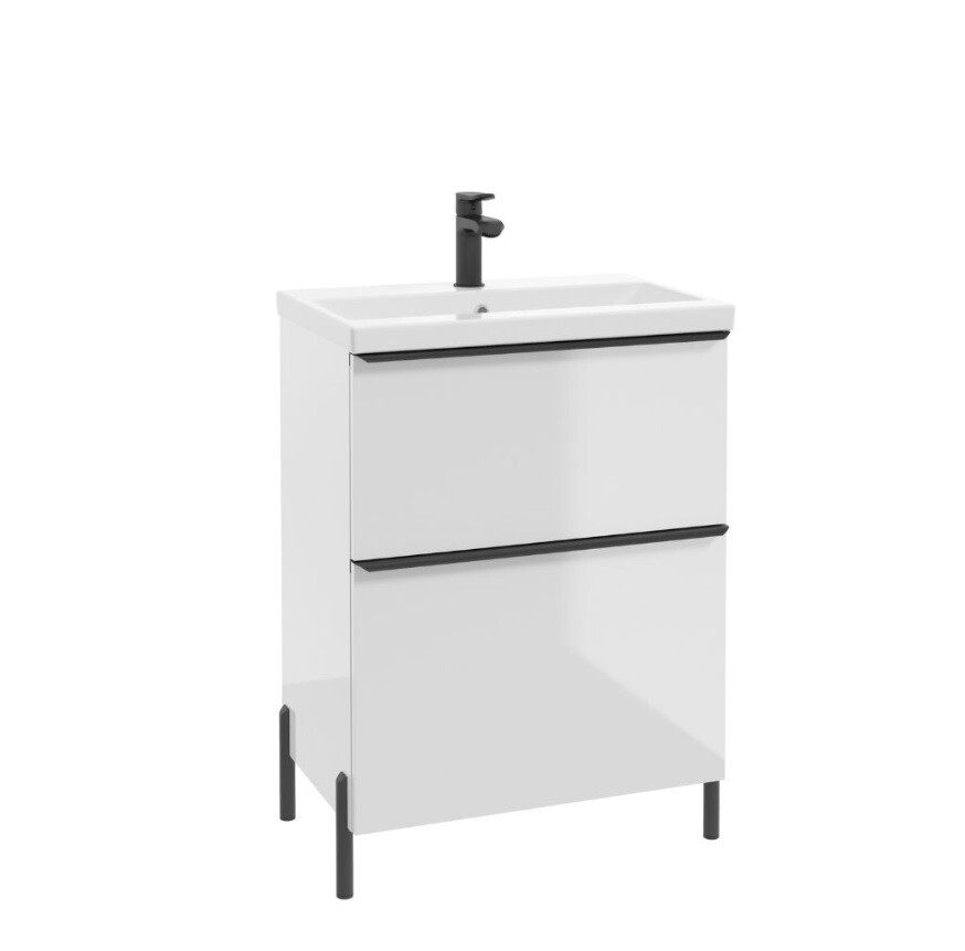 ArtDef Skrinka pod umývadlo NINO WHITE | D60