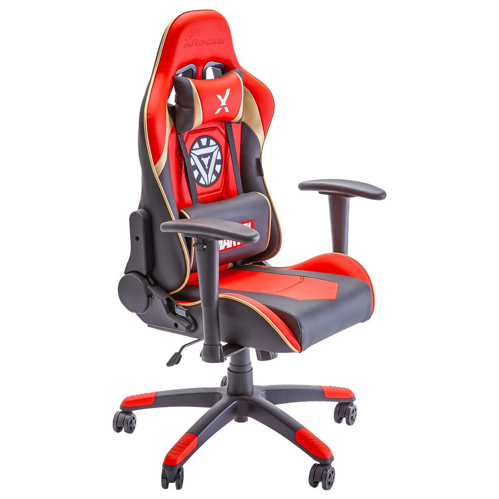 X Rocker HERNÁ STOLIČKA, červená, čierna, biela, zlatá