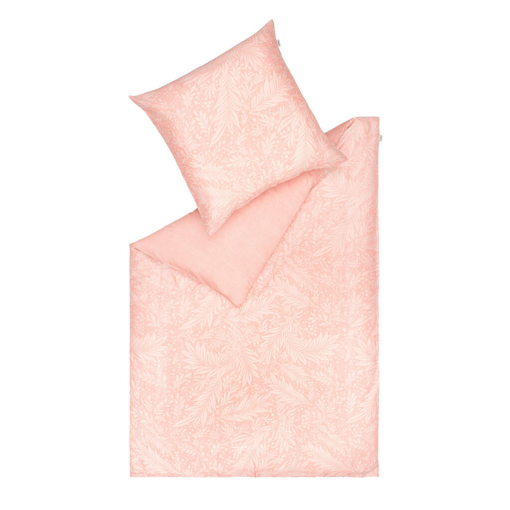 Esprit OBOJSTRANNÁ POSTEĽNÁ BIELIZEŇ, satén, krémová, prírodná farba, ružová, 135/200 cm