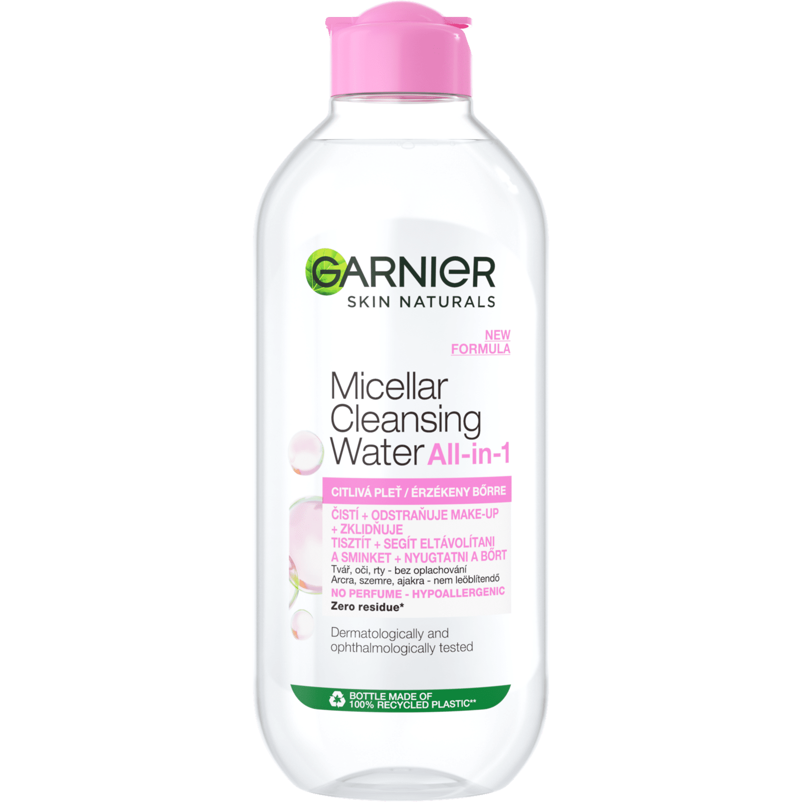 GARNIER Skin Naturals micelárna voda 3 v 1 pre citlivú pleť, 400 ml