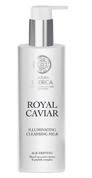 NATURA SIBERICA Royal Caviar Rozjasňujúce čistiace pleťové mlieko 200 ml