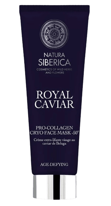 NATURA SIBERICA Royal Caviar Pro-kolagenová kryo maska na tvár -50° 75 ml