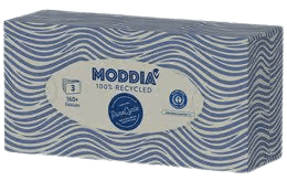 MODDIA Kozmetické obrúsky 3vrstvové 160 ks