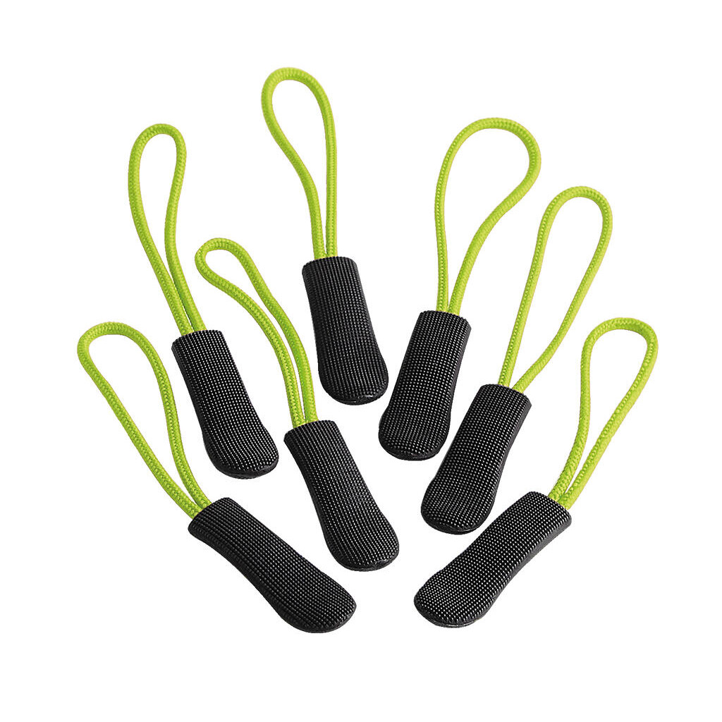 Prívesok na zips Quadra SLX 10 ks - zelený-čierny