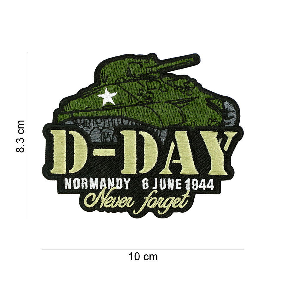 Nášivka textilná Fostex D-Day Sherman Normandy 6 June 1944 - farebná