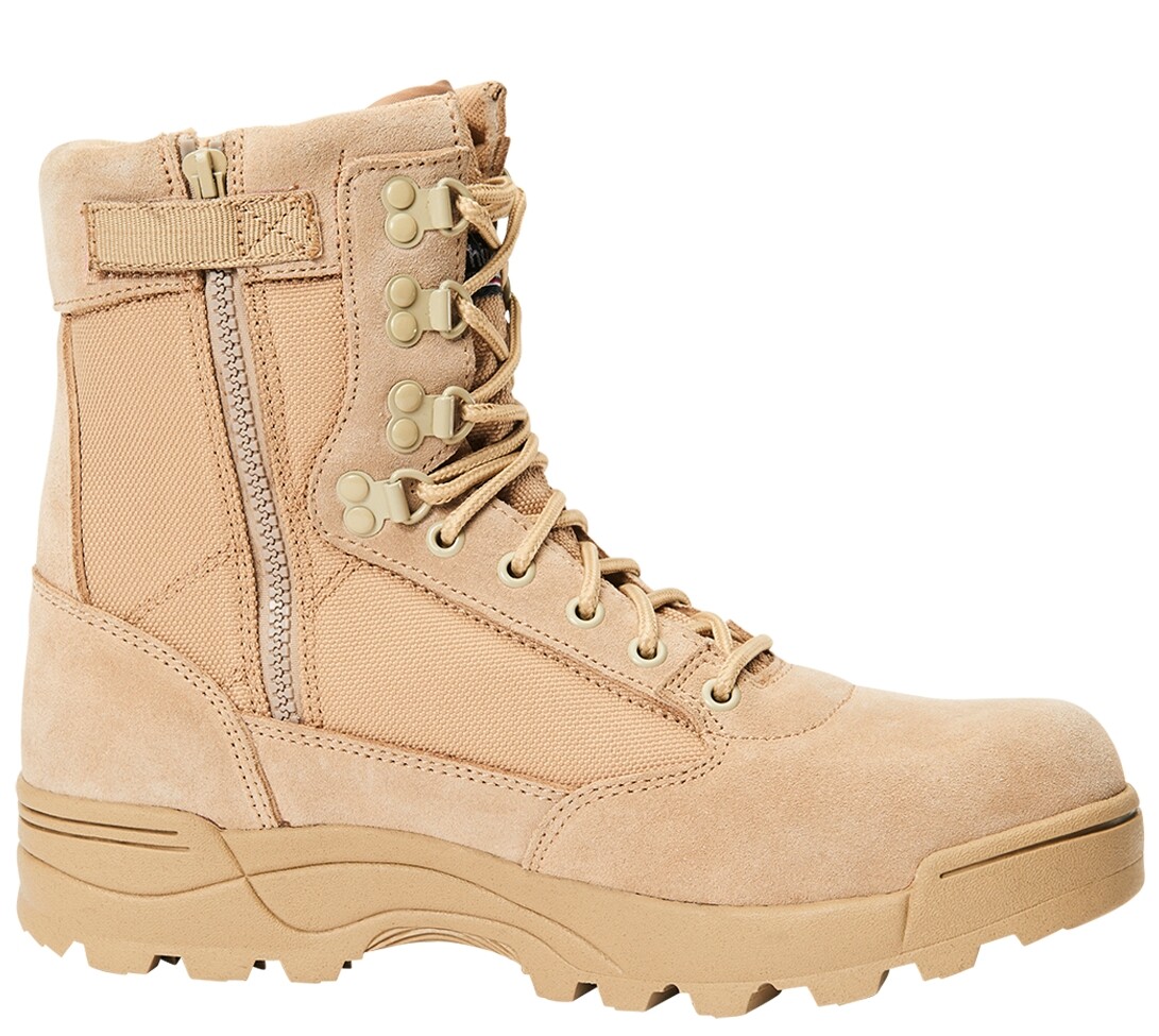 Topánky Brandit Tactical Boot Zipper - béžové, 41