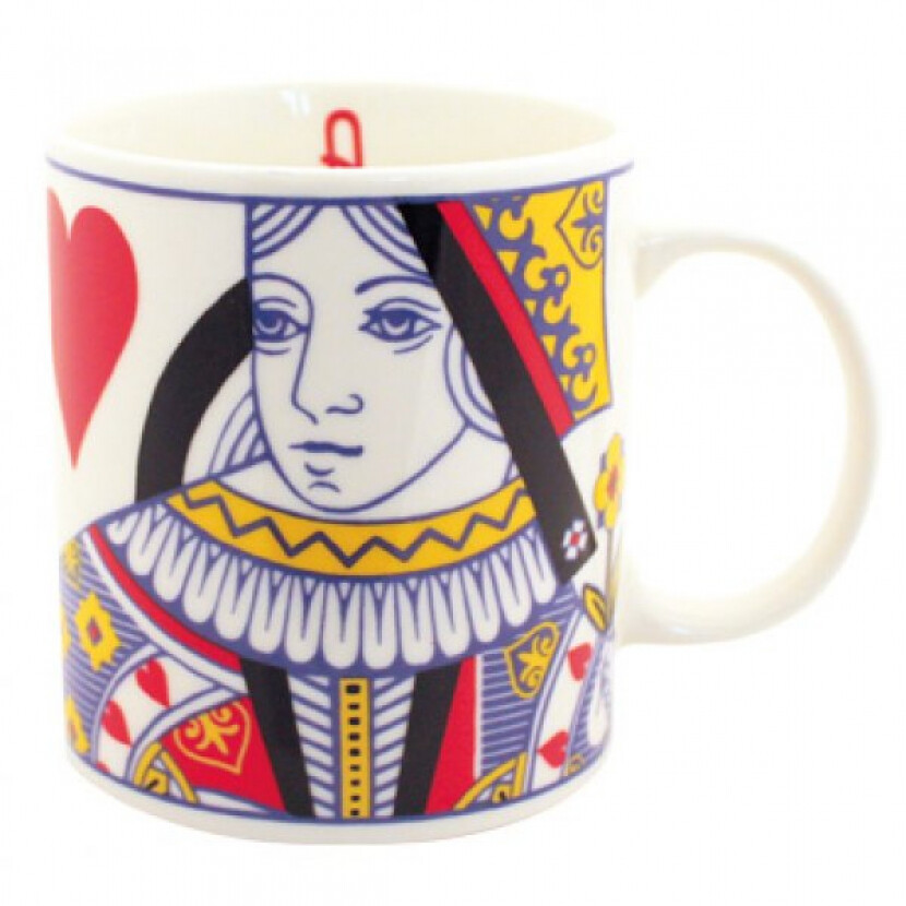 Hrnček Srdcová kráľovná - farebný