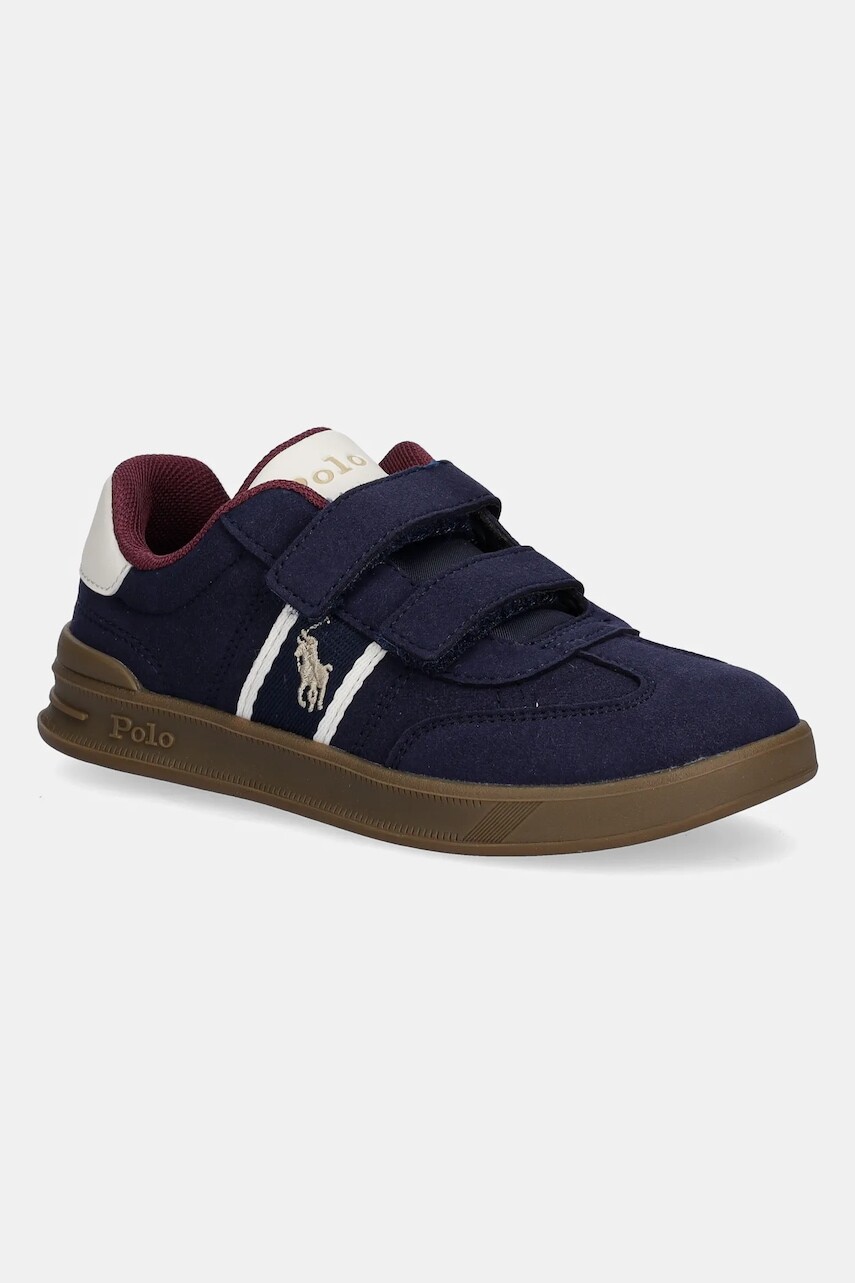 Detské tenisky Polo Ralph Lauren HERITAGE COURT III T-TOE EZ tmavomodrá farba, RL03357411