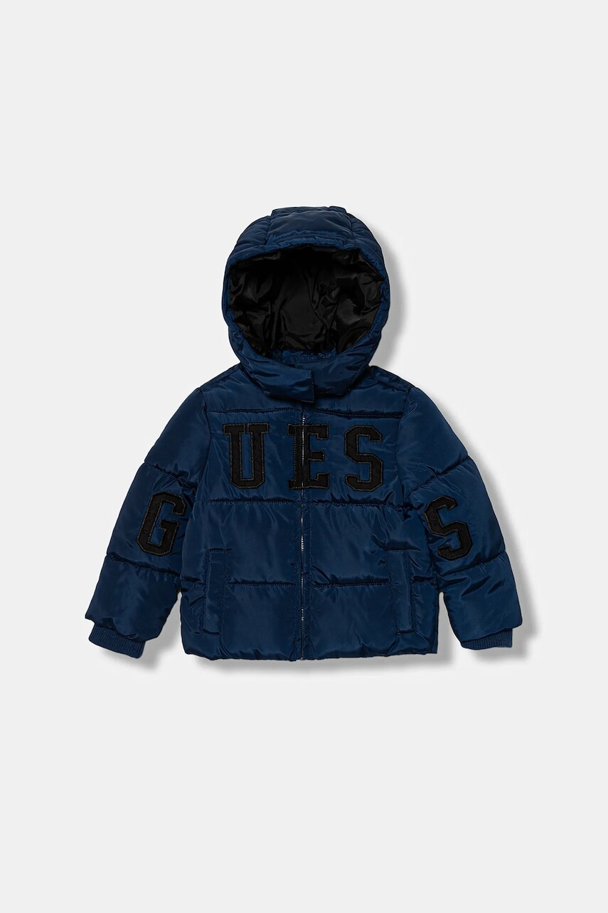 Detská bunda Guess tmavomodrá farba, N5BL01 WB240