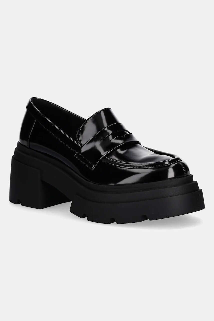 Mokasíny Steve Madden Turnout čierna farba, na platforme, 11004801