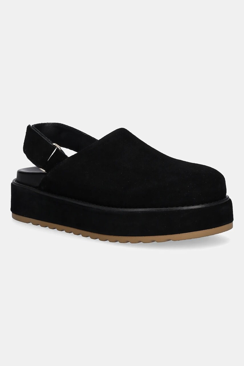 Šľapky Steve Madden Mellow čierna farba, na platforme, 11004849