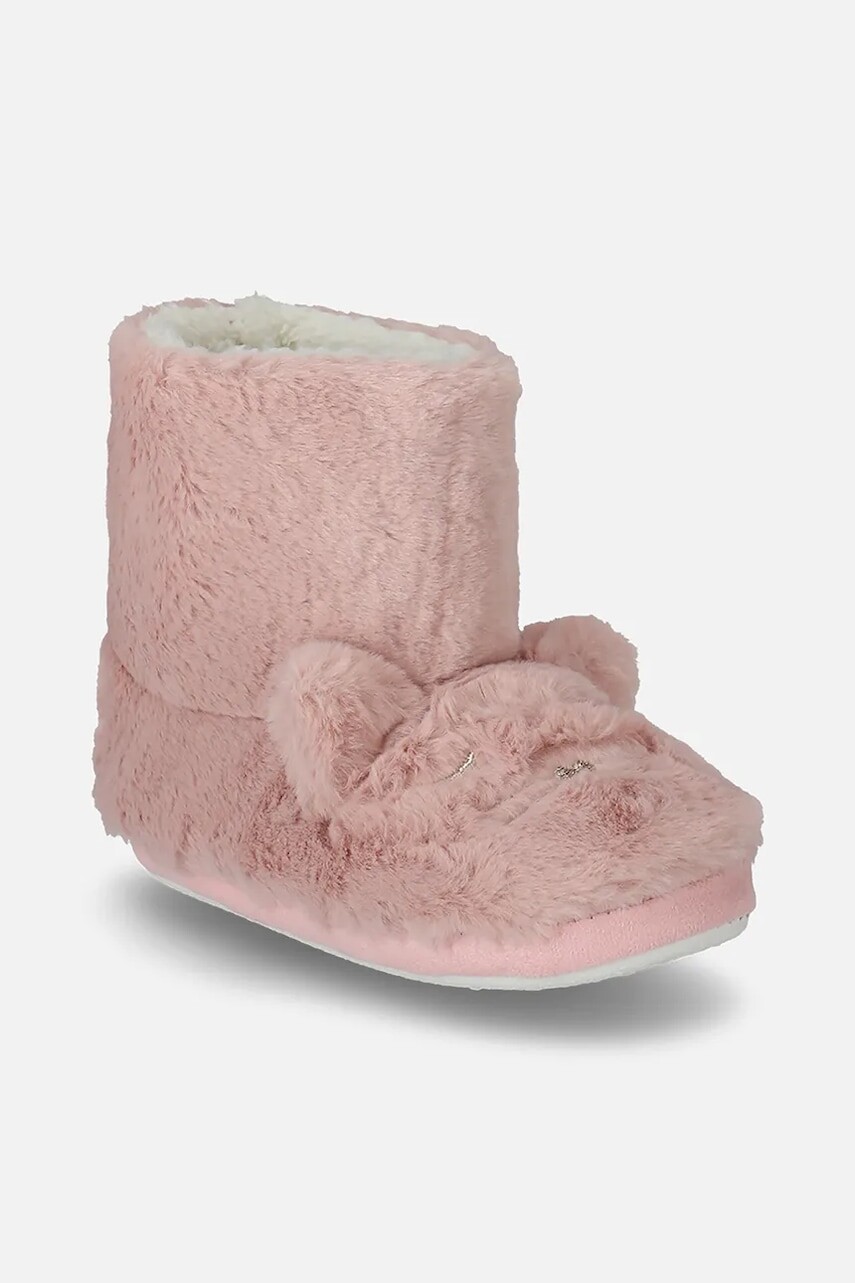 Detské papuče Coccodrillo ružová farba, SHOES UNISEX