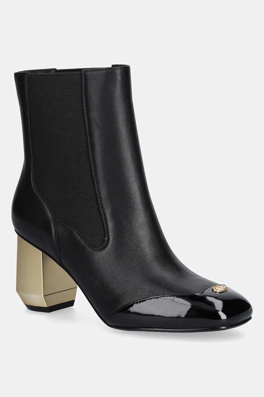 Kožené topánky chelsea Liu Jo SAMY 02 čierna farba, na podpätku, SF5087PX69522222