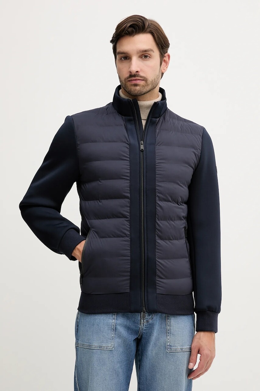 Bunda Guess tmavomodrá farba, prechodná, M4YL37 WG9U2