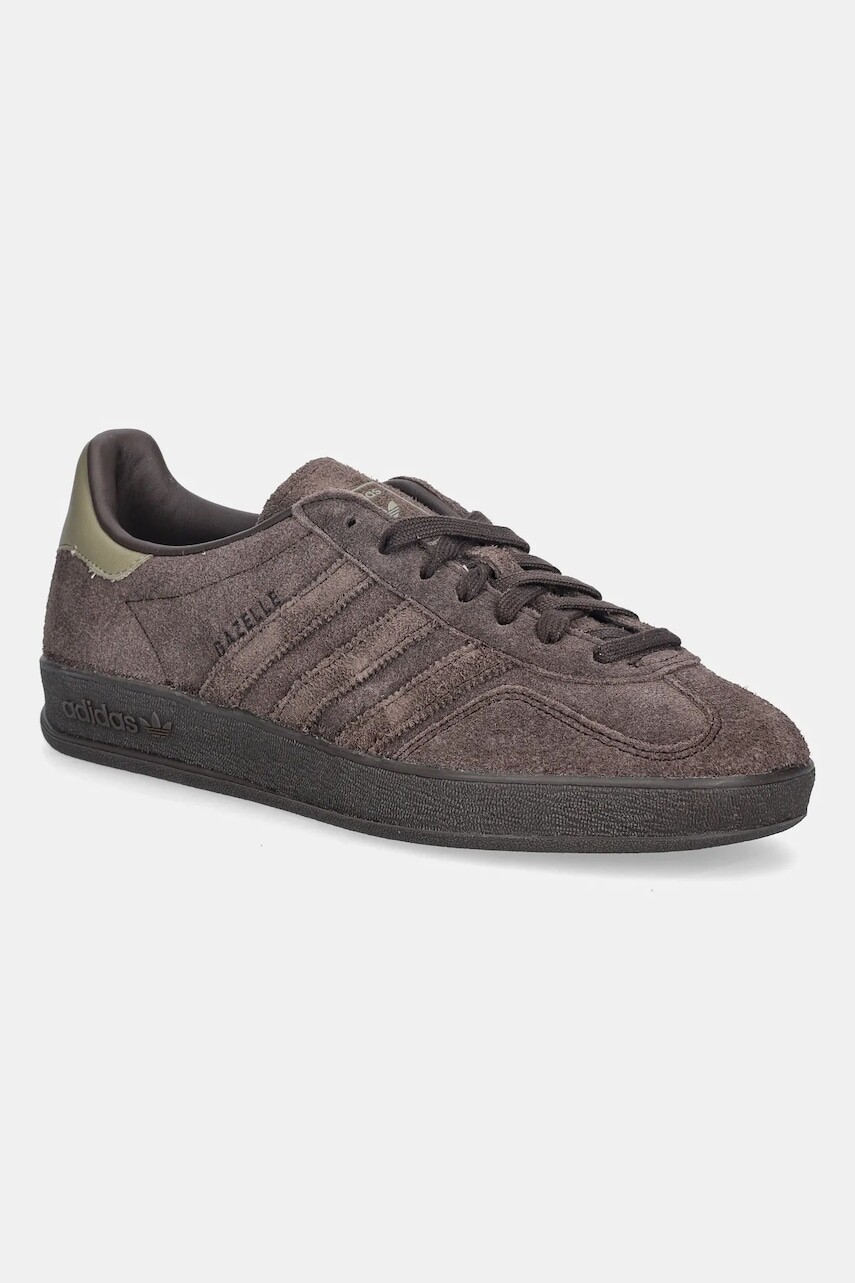 Semišové tenisky adidas Originals Gazelle Indoor hnedá farba, JQ8402