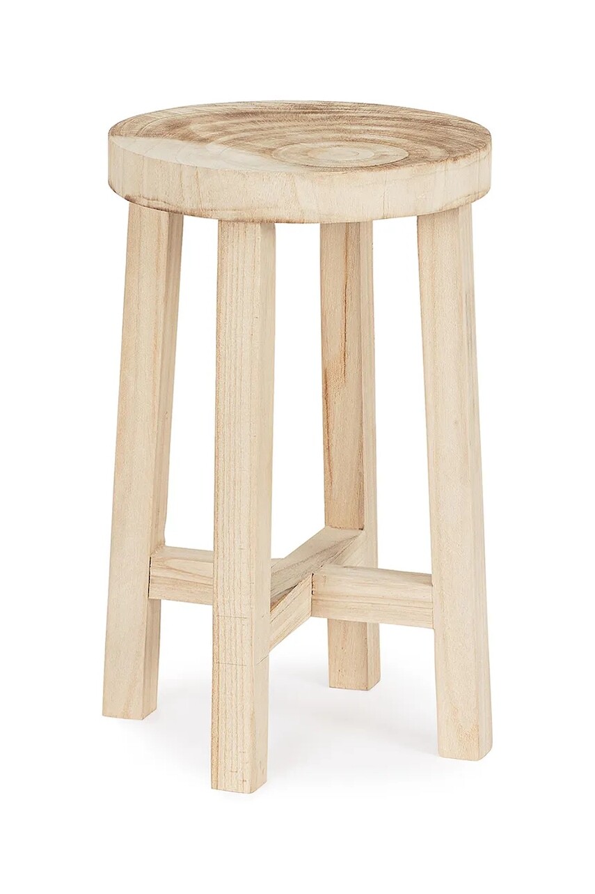 Stolík Bizzotto Yako 31 x 50 cm béžová farba