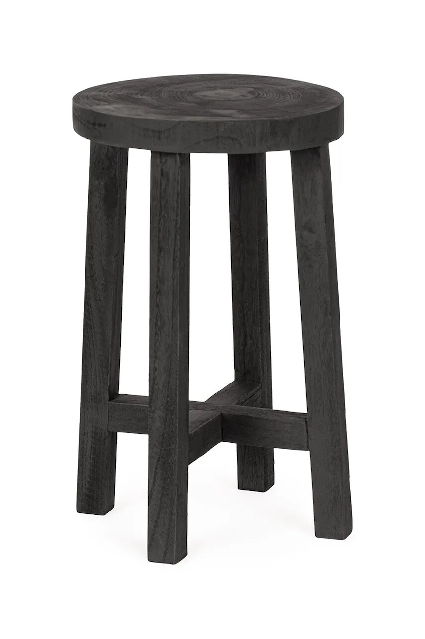 Stolík Bizzotto Yako 31 x 50 cm čierna farba