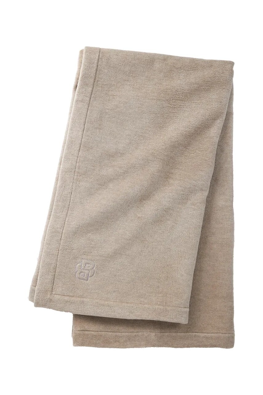 Deka BOSS REVERSO Smoke 130 x 170 cm béžová farba