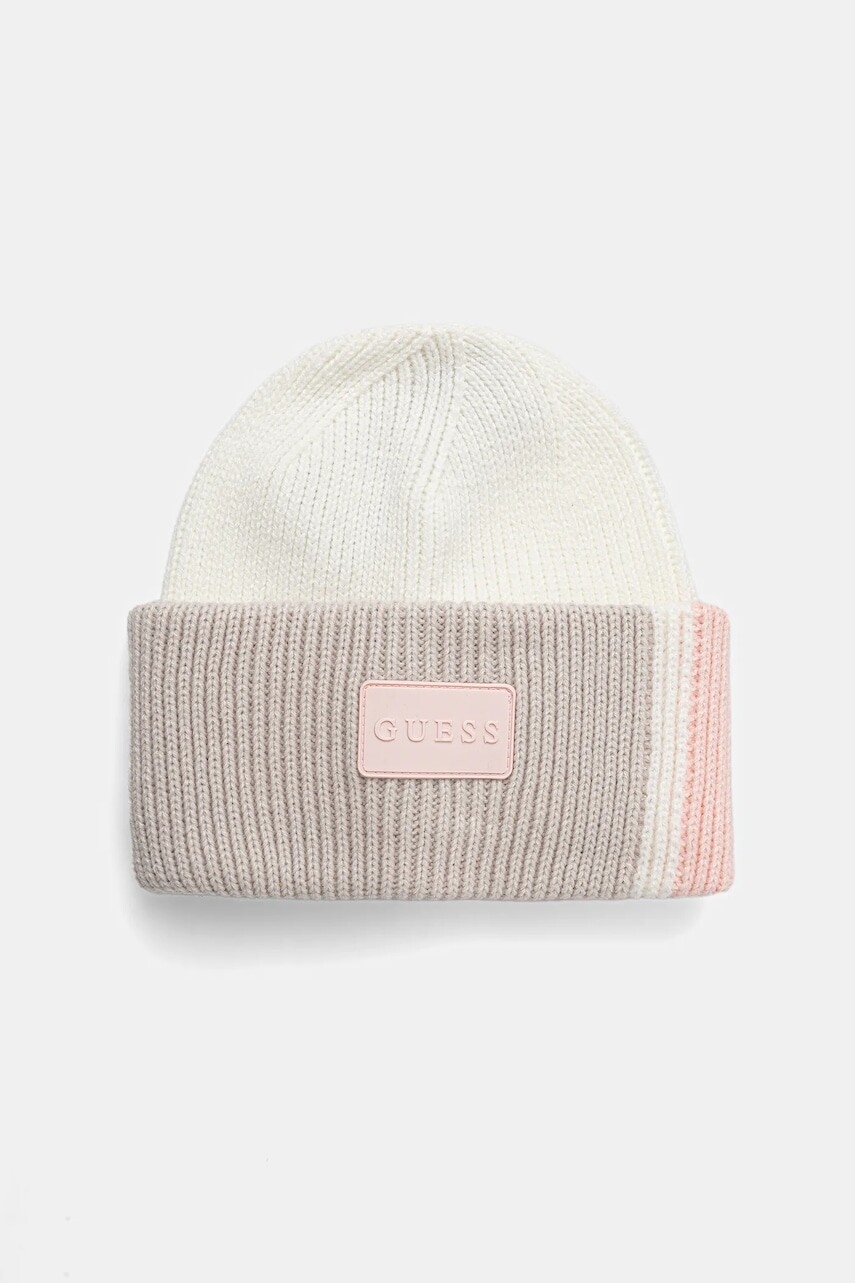 Detská čiapka Guess béžová farba biela, J5BZ16 Z2QP0