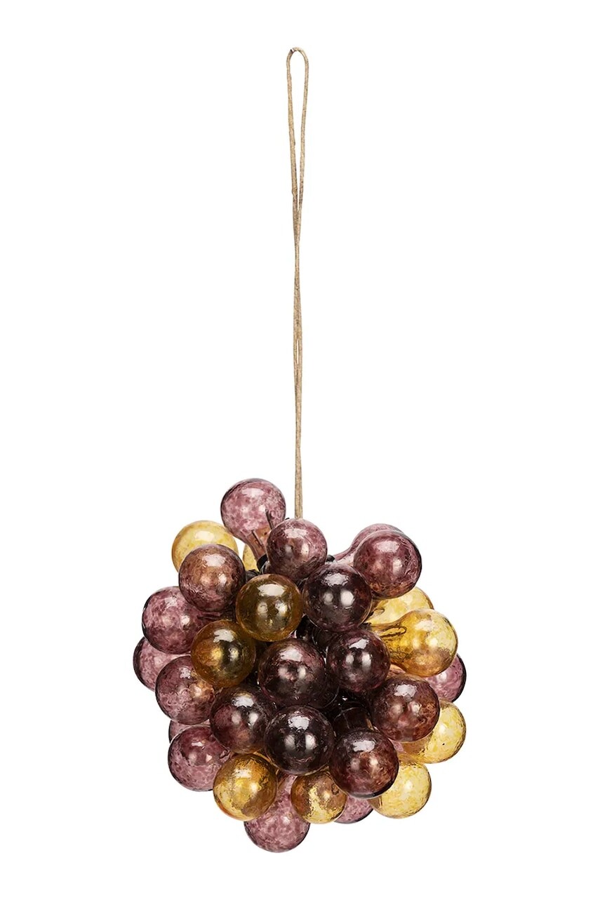 Vianočná ozdoba Madam Stoltz 10 cm viac farieb