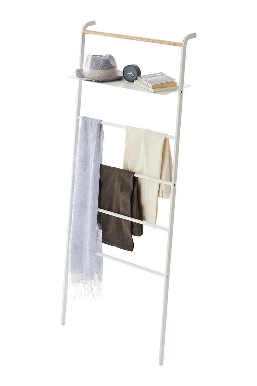 Nástenný vešiak Yamazaki Tower 160 cm biela farba