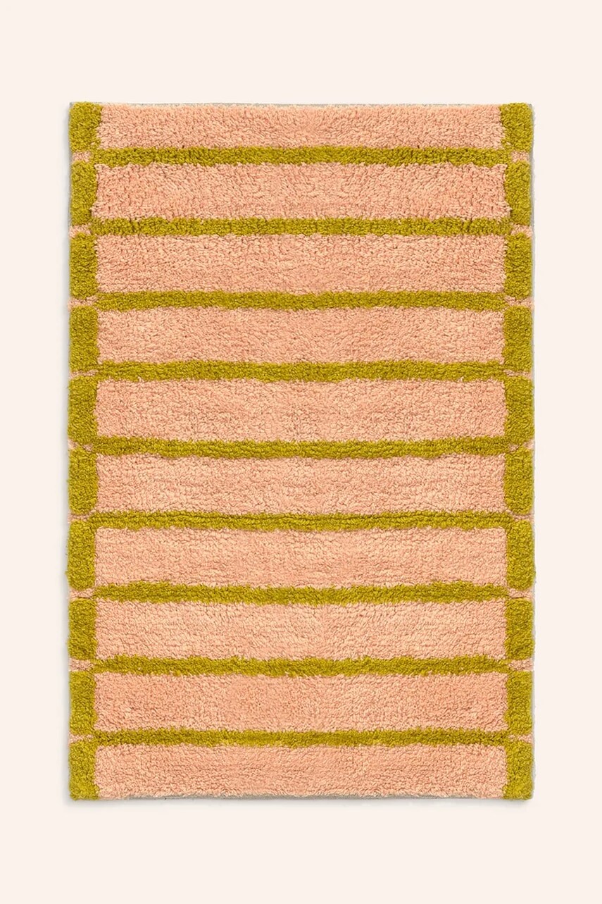 Kúpeľňová predložka Calma House 50 x 70 cm ružová farba