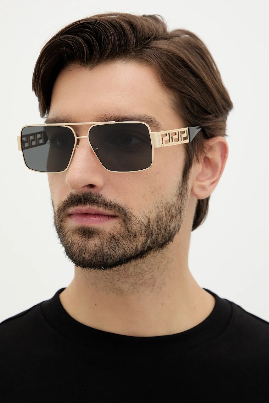 Slnečné okuliare Versace strieborná farba, 0VE2290