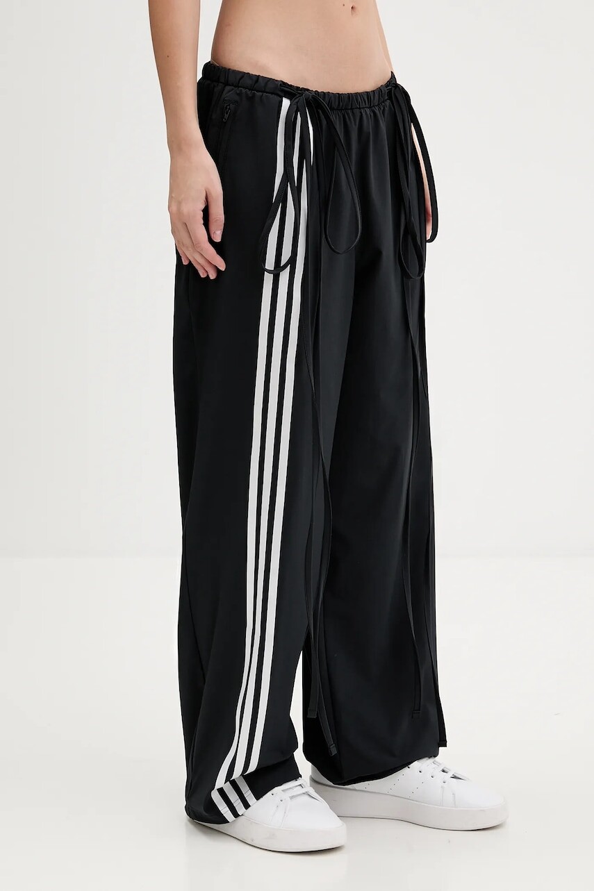 Tepláky adidas Originals Ribbon čierna farba, s nášivkou, JV9727