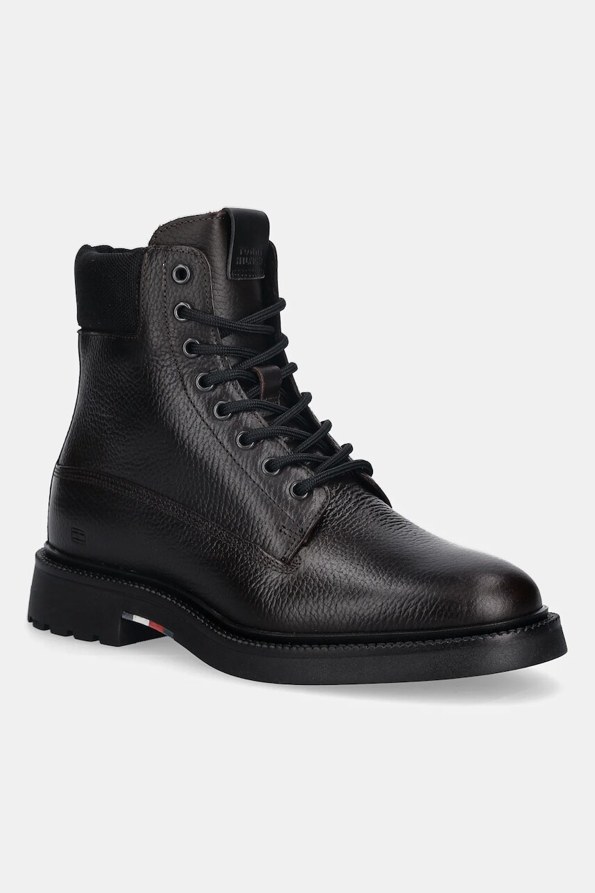 Topánky Tommy Hilfiger HILFIGER COMFORT LWT WRM MX BOOT hnedá farba, FM0FM05595
