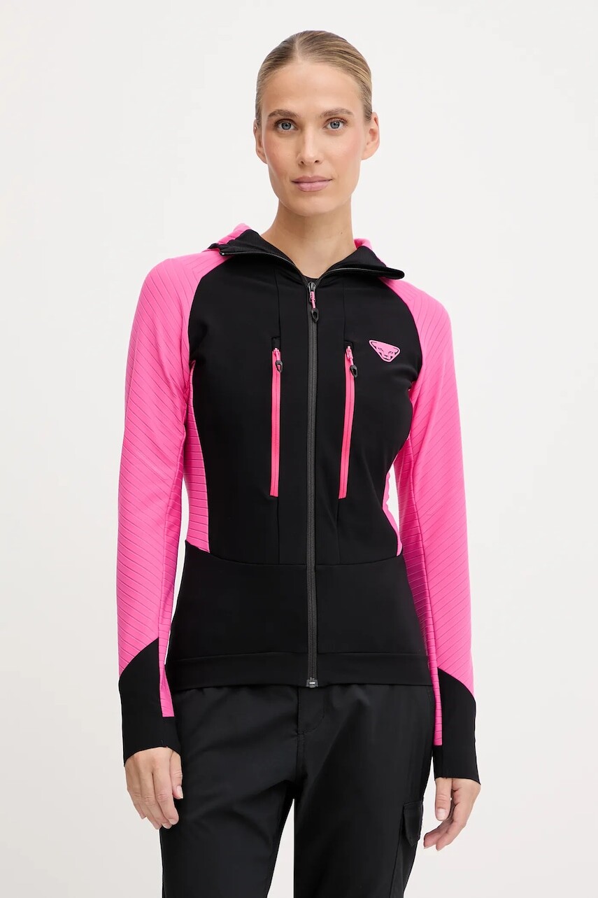 Športová bunda Dynafit Mezzalama Race ružová farba, 08.0000071981