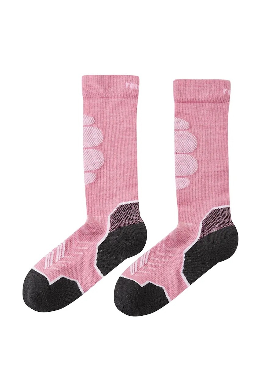 Detské ponožky s prímesou vlny Reima Atleetti ružová farba, 5300316A