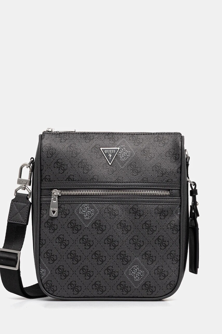 Malá taška Guess MILANO čierna farba, HMMICT P5417