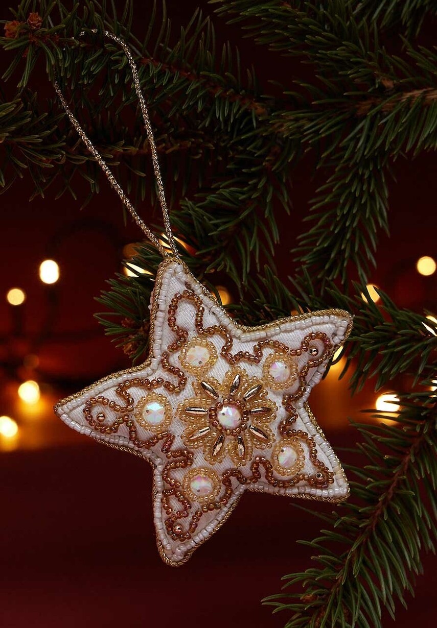 Ozdoba na vianočný stromček Medicine biela farba