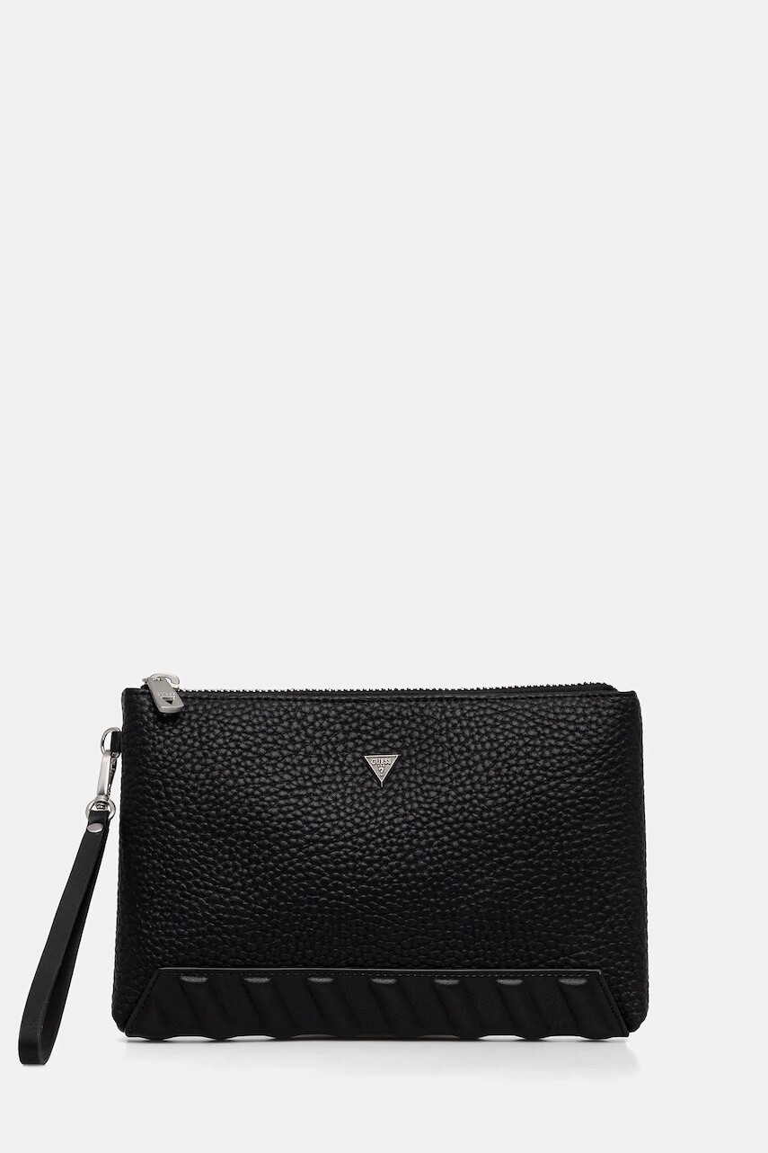 Malá taška Guess TORINO čierna farba, PMTOLG P5435