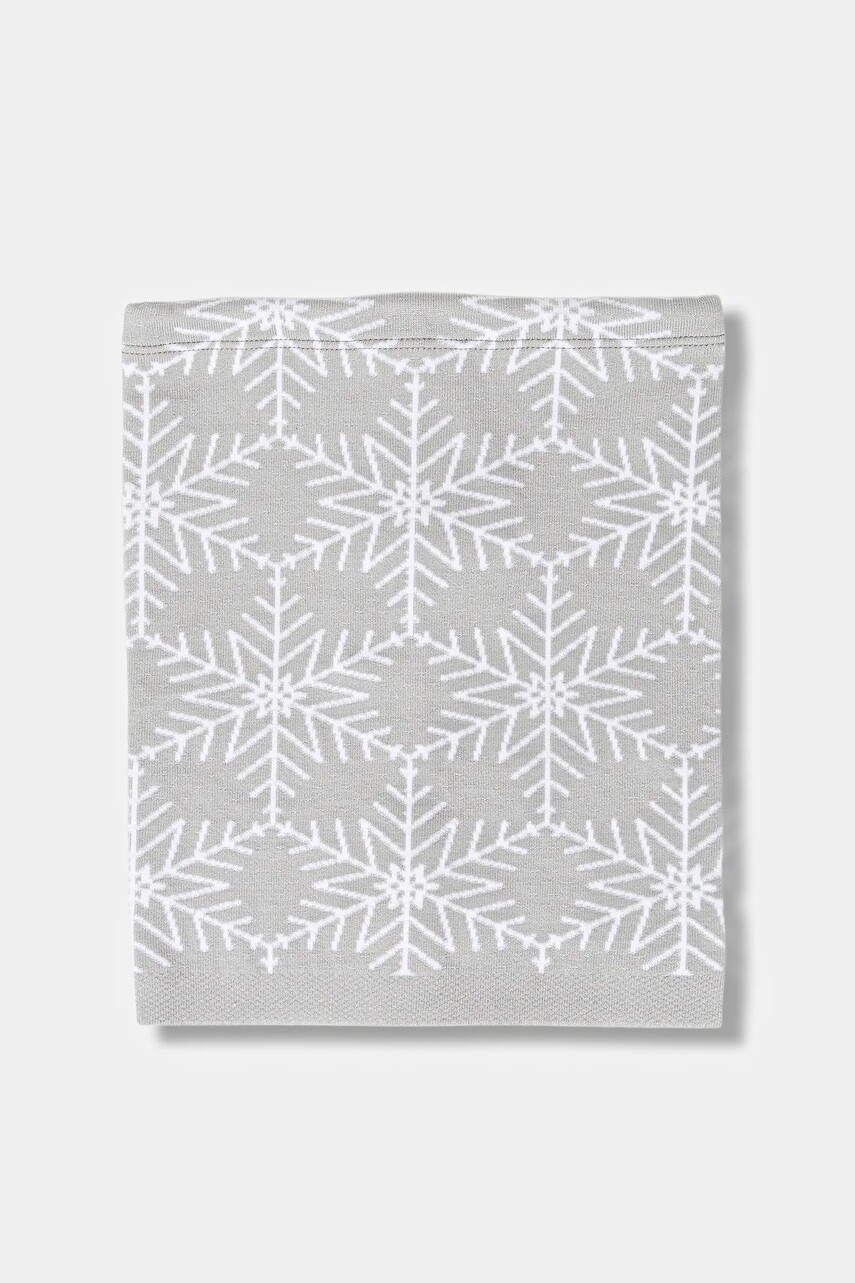 Šál komín Newland NECKWARMER šedá farba, vzorovaný, N54648.143