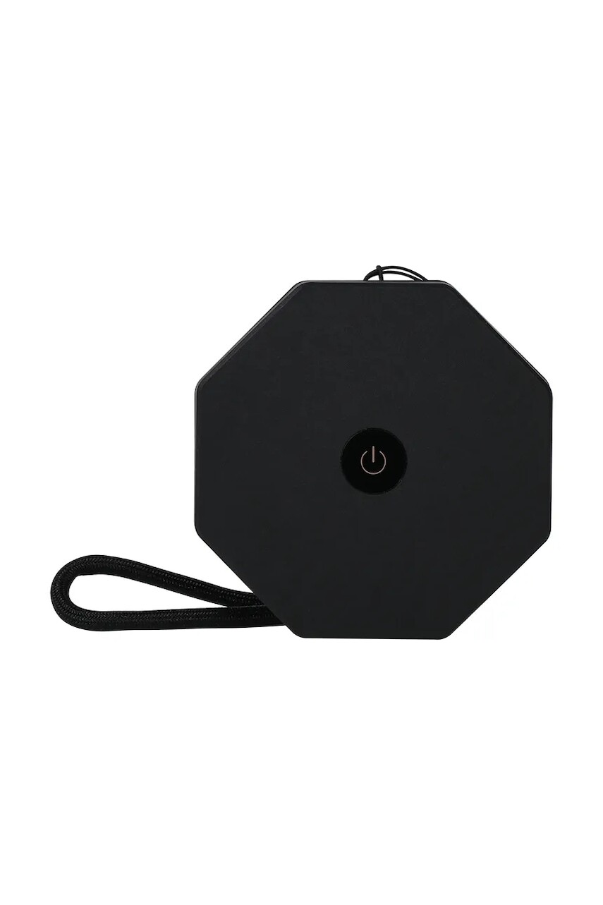 Bezdrôtové led svietidlo Gingko Design Mini TwistHexagon Light 8,2 x 8,2 x 1,5 cm čierna farba