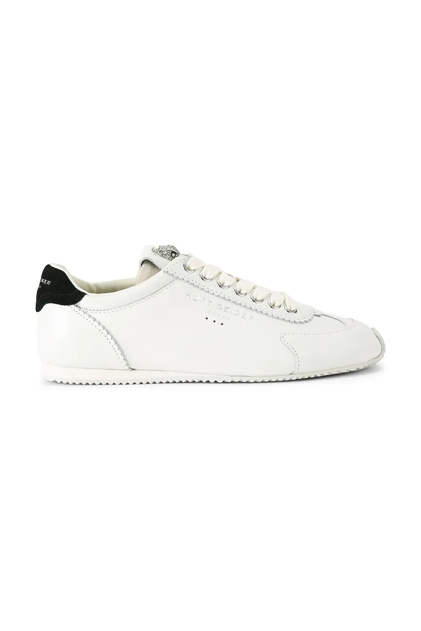 Kožené tenisky Kurt Geiger London Islington Sneaker biela farba, 4396013109