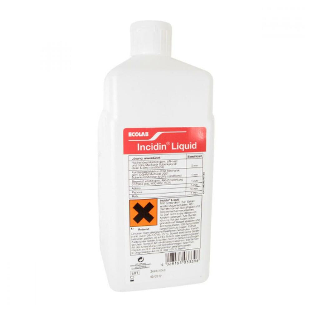 Incidin Liquid 1 l rýchla dezinfekcia plochy