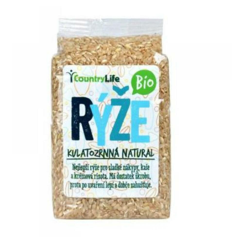 COUNTRY LIFE Ryža guľatozrnná natural BIO 500 g