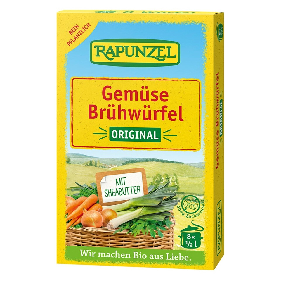 Zeleninový vývar v kocke RAPUNZEL 8ks-BIO