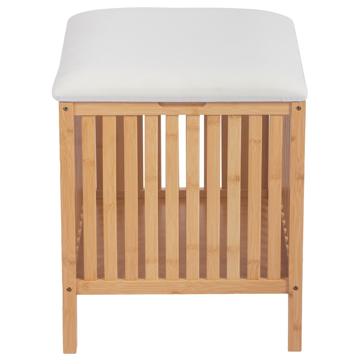 Taburet s úložným priestorom B066 NAT, bambus