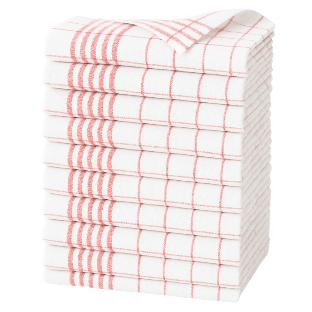 ARÔME HOME Kuchynská utierka červená, 50 x 70 cm, súprava 10 ks