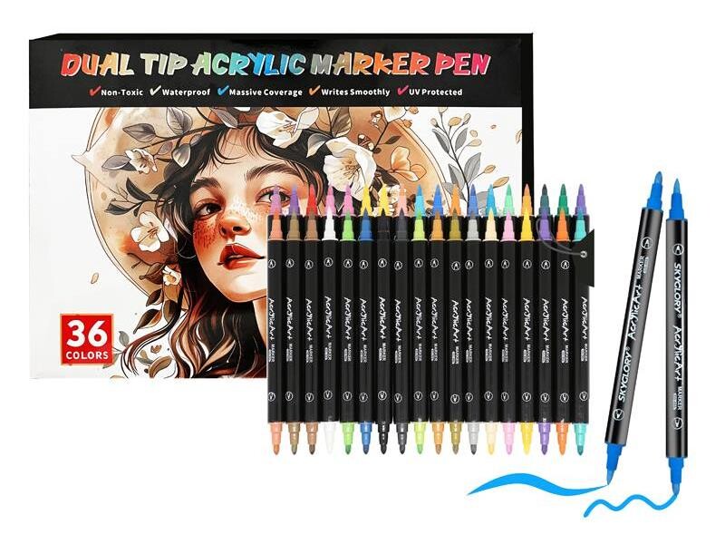 Fixy akrylové LTC LXFA04 36ks