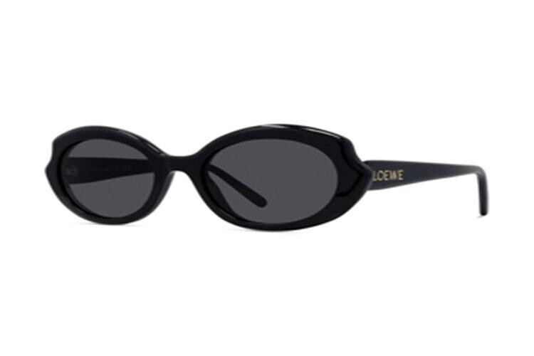 Loewe Slim Black Geometric Sunglasses - ONE SIZE (54)